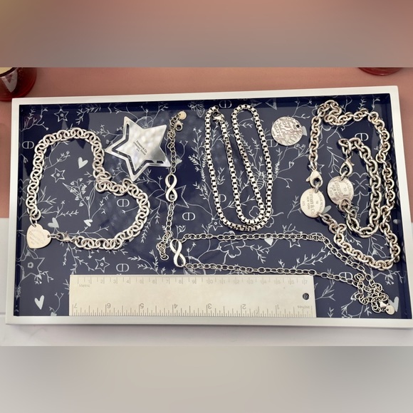 Tiffany Pocket/ Purse Mirror W/ Bow 3β 925 silver - Picture 4 of 4